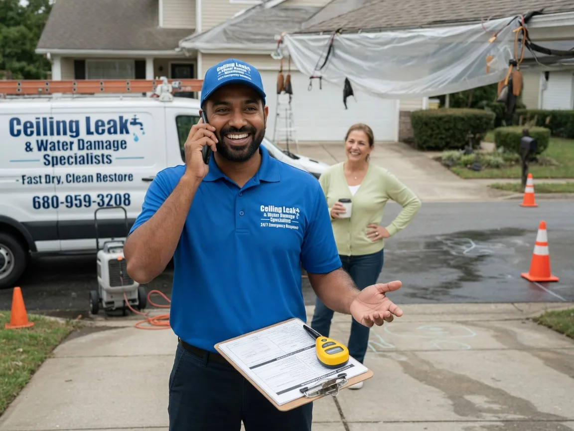 Ceiling Leak Cleanup Harrodsburg, IN FAQs